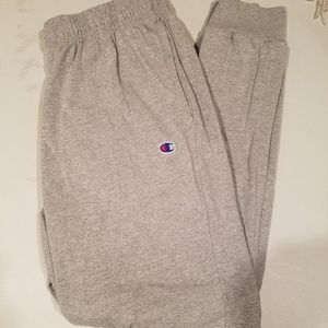 Grey champion joggers